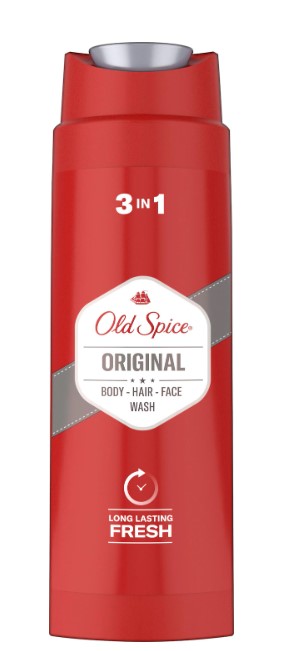 Old Spice Shampooing and Shower Gel 250ml 3-en-1 Original