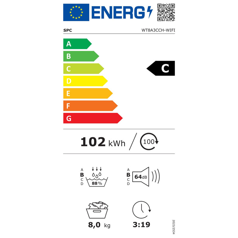 SPC Waschturm Set 8kg, 8AA3-C WiFi