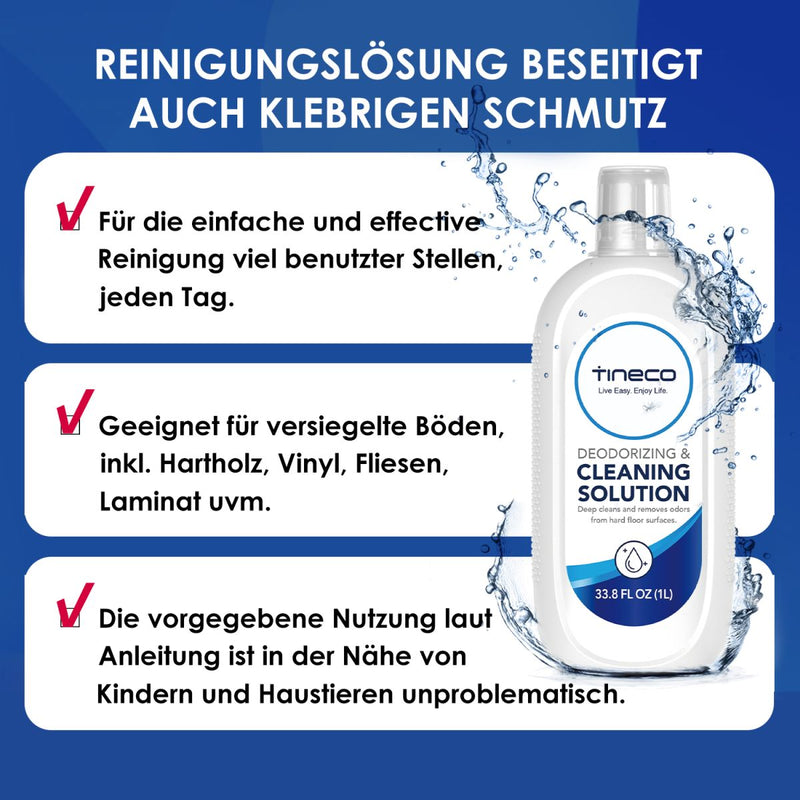 TINECO Zubehör 1 Liter Reinigungs-Solution Standard