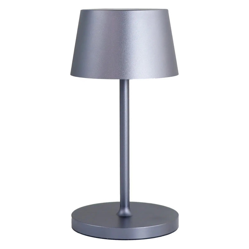 NABO Tischlampe XL 5512, 22cm, blau-grau