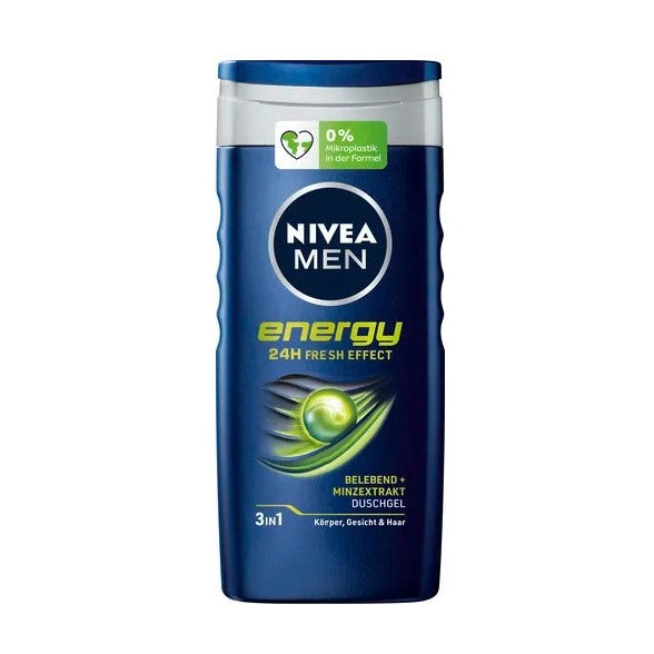 Nivea Shampoo und Duschgel 250ml 3-in-1 Energy