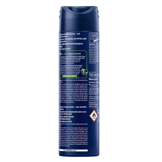 Nivea deospray 150ml Men Fresh Active