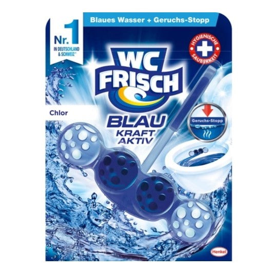 Toilettes fraîches Power parfumé Power actif 4x50g chlore