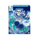 Toilet Fresh Toilet Poste parfumé Activé 4x50G Chlore bleu et fraîcheur de l'océan