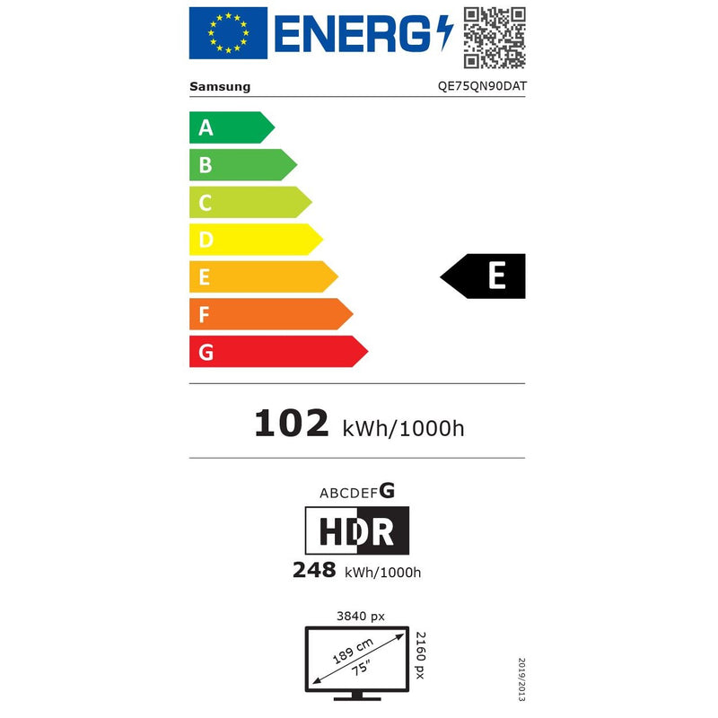 SAMSUNG TV 75 Zoll, 4K UHD, Neo QLED, QE75QN90DAT (2024)