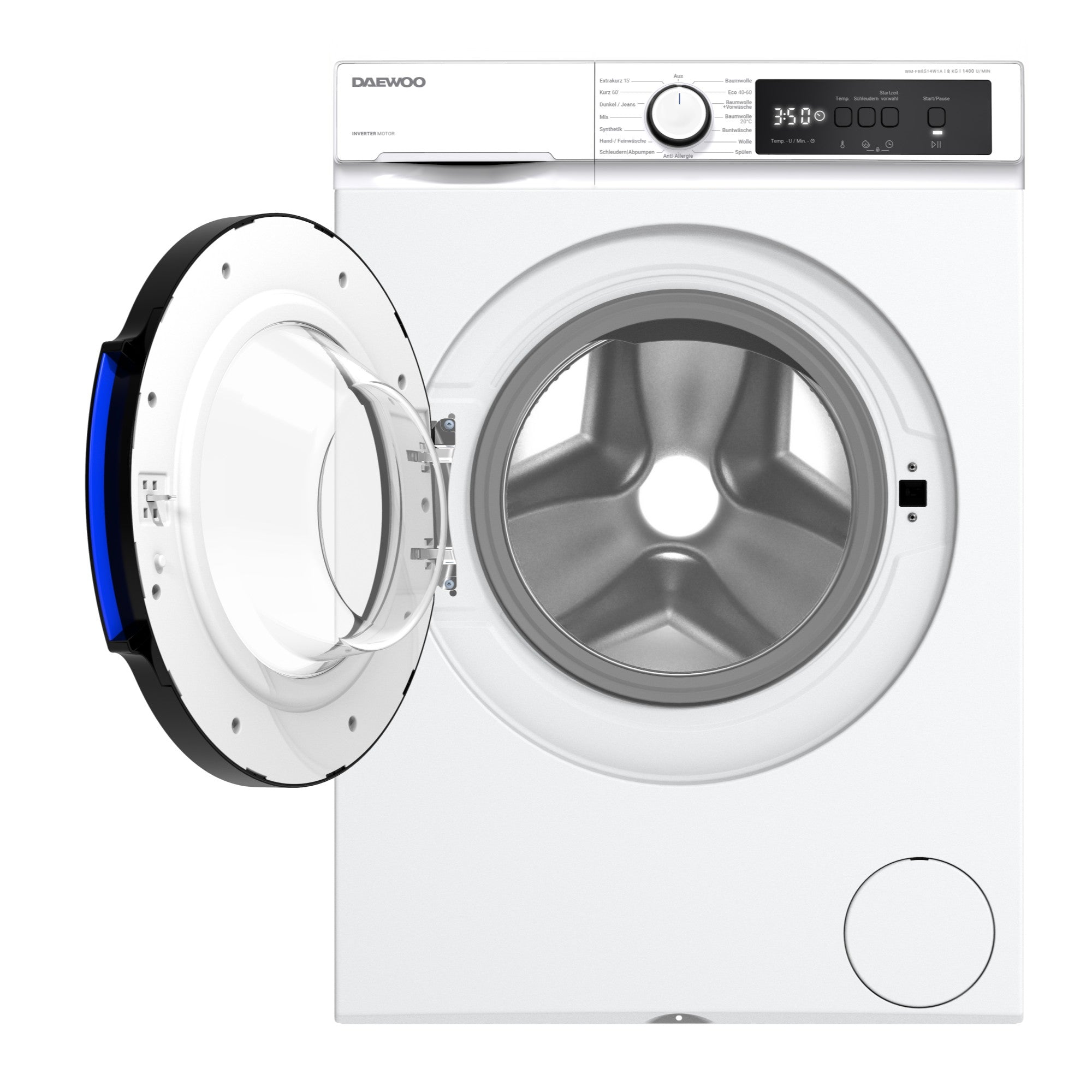 Daewoo Waschmaschine 8kg, WM-FB8514W1A-CH