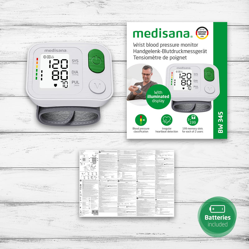 Medisana Blutdruckmessgerät Handgelenk BW345