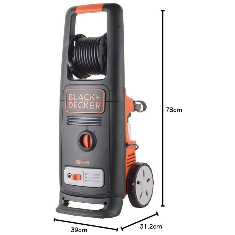 Black+Decker Hochdruckreiniger 2200W, 150 Bar, BXPW2200PE