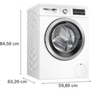Bosch Washing Machine série 6, lave-linge, chargeur frontal, 9 kg, 1400 tr / min.