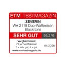 Severin waffle iron WA2118