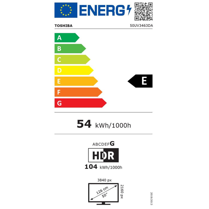 Toshiba TV 50 Zoll, 4K UHD, 50UV3463DA