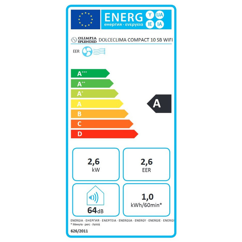 Olimpia Splendid Klimaanlage DOLCECLIMA COMPACT 10 SB WIFI