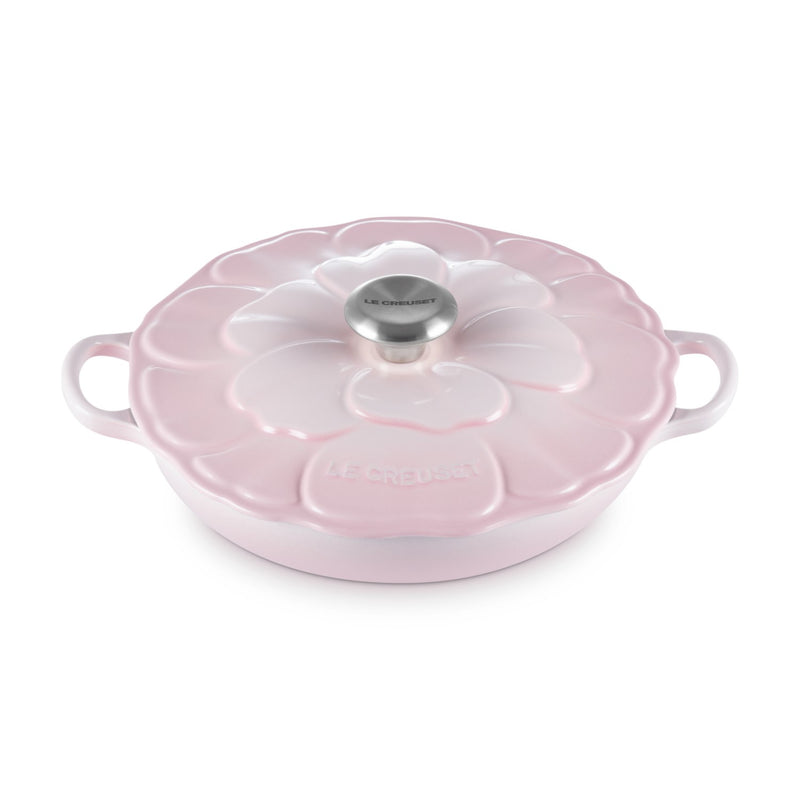 Le Creuset Pfanne Gourmet-Profitopf Flower Shell Pink 26cm