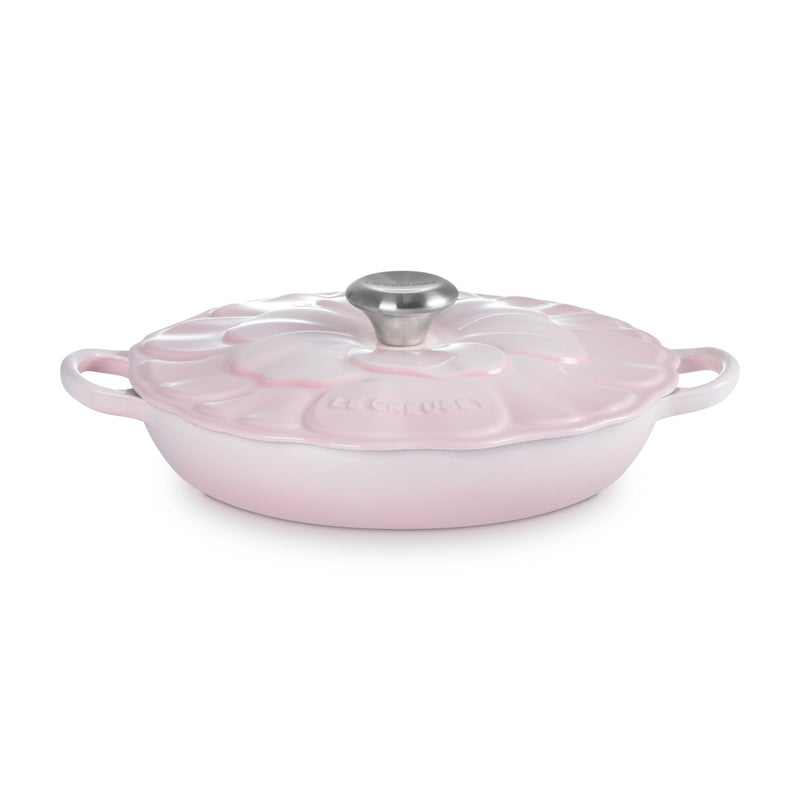 Le Creuset Pfanne Gourmet-Profitopf Flower Shell Pink 26cm