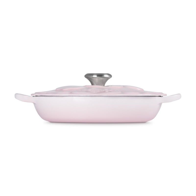 Le Creuset Pfanne Gourmet-Profitopf Flower Shell Pink 26cm