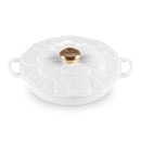 Le Creuset Pfanne Gourmet-Profitopf Flower White 26cm