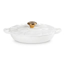 Le Creuset Pfanne Gourmet-Profitopf Flower White 26cm