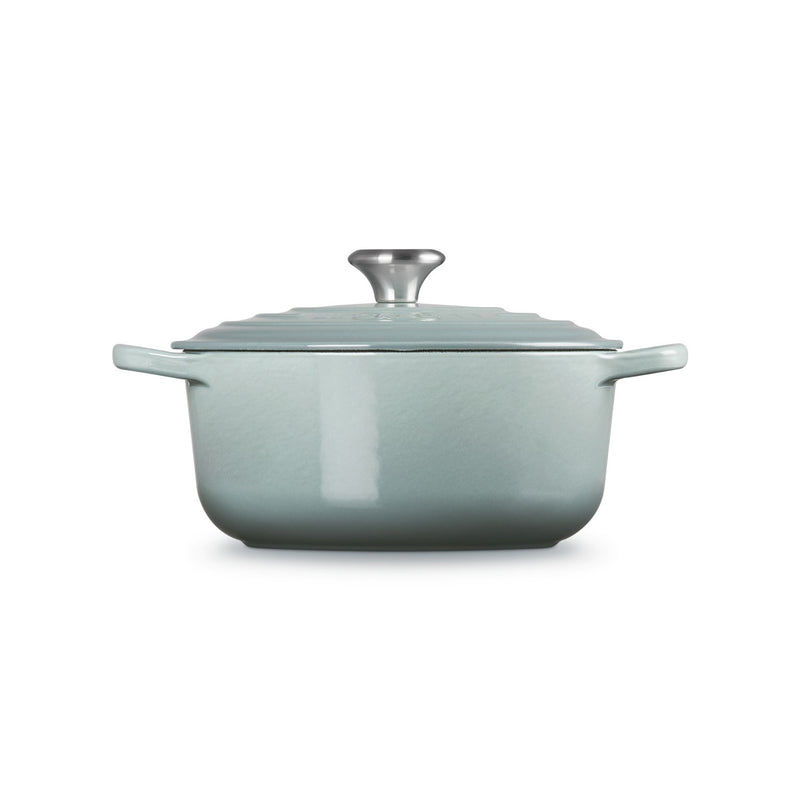 Le Creuset Pfanne Signature Bräter Round 20 cm Sea Salt
