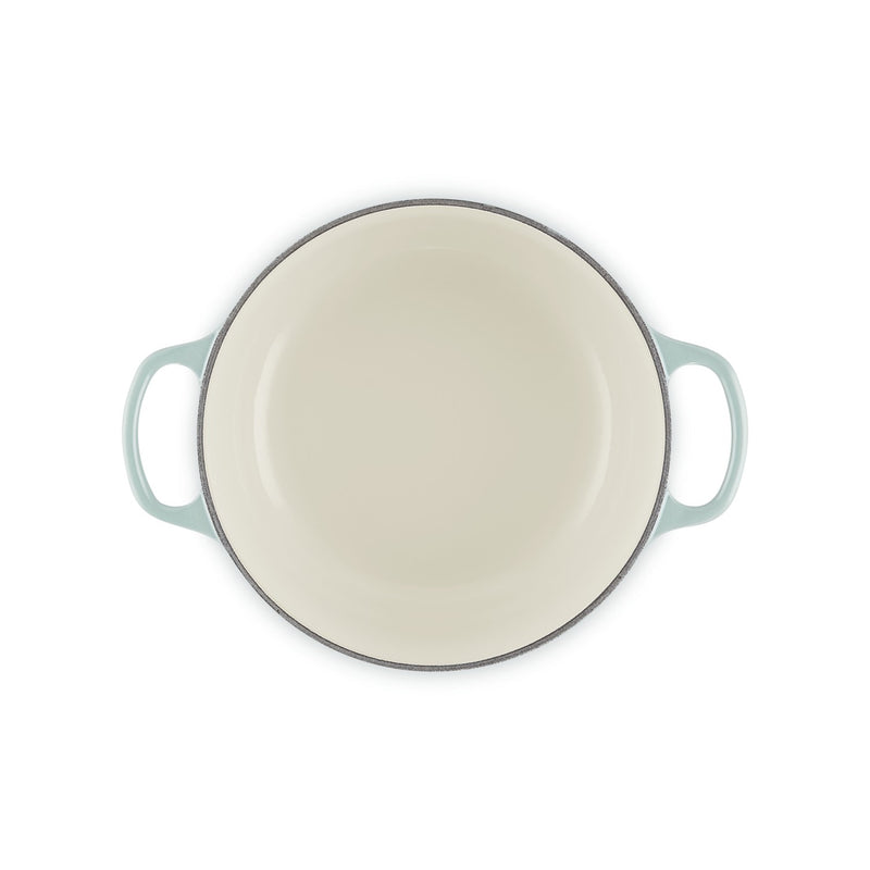 Le Creuset Pfanne Signature Bräter Round 20 cm Sea Salt