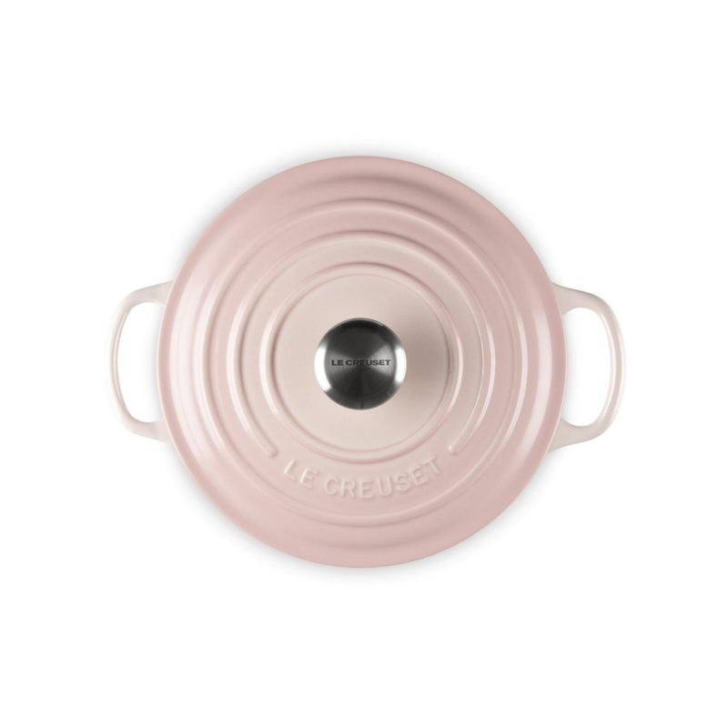 Le Creuset Pfanne Signature Bräter Round 20 cm Shell Pink