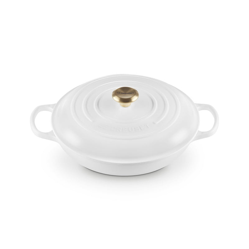 Le Creuset Pfanne Signature Gourmet Profitopf 30 cm White