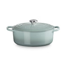 Le Creuset Pfanne Signature Bräter Oval  29 cm Sea Salt