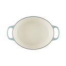 Le Creuset Pfanne Signature Bräter Oval  29 cm Sea Salt