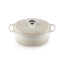 Le Creuset Pfanne Signature Bräter Oval  29 cm Meringue