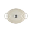 Le Creuset Pfanne Signature Bräter Oval  29 cm Meringue