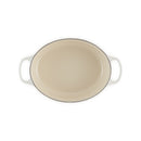 Le Creuset Pfanne Signature Bräter Oval  29 cm Meringue