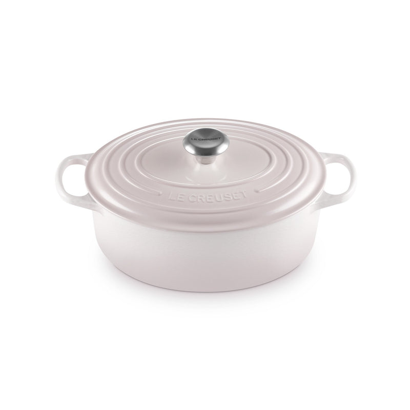 Le Creuset Pfanne Signature Bräter Oval  29 cm Shell Pink