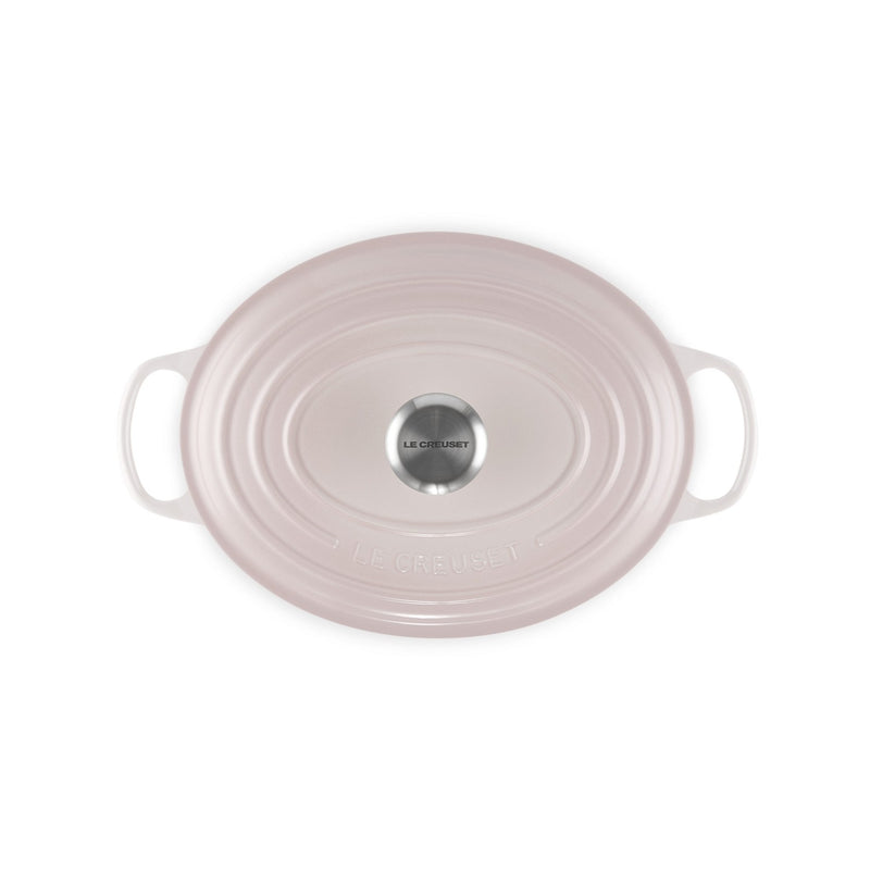 Le Creuset Pfanne Signature Bräter Oval  29 cm Shell Pink