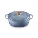 Le Creuset Pfanne Signature Bräter Oval  29 cm Chambray