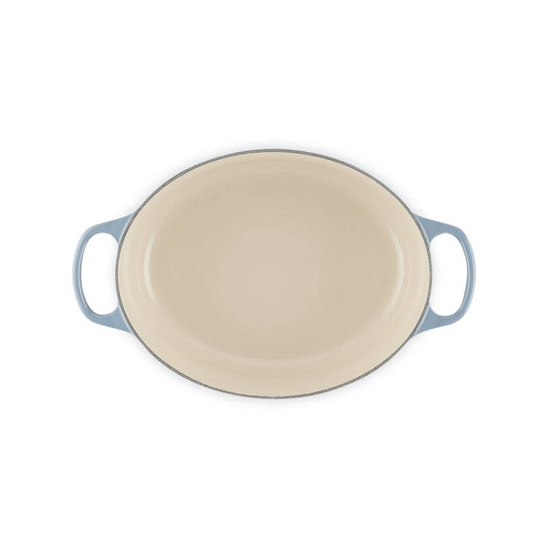 Le Creuset Pfanne Signature Bräter Oval  29 cm Chambray