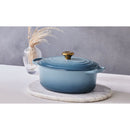 Le Creuset Pfanne Signature Bräter Oval  29 cm Chambray