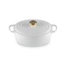 Le Creuset Pfanne Signature Bräter Oval  29 cm White