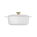 Le Creuset Pfanne Signature Bräter Oval  29 cm White