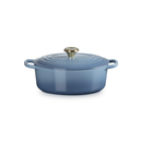Le Creuset Pfanne Signature Bräter Oval  27 cm Chambray
