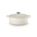 Le Creuset Pfanne Signature Bräter Oval  27 cm Meringue