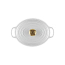 Le Creuset Pfanne Signature Bräter Oval  27 cm White