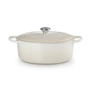 Le Creuset Pfanne Signature Bräter Oval  31 cm Meringue