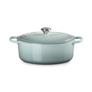 Le Creuset Pfanne Signature Bräter Oval  31 cm Sea Salt