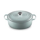 Le Creuset Pfanne Signature Bräter Oval  31 cm Sea Salt