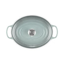 Le Creuset Pfanne Signature Bräter Oval  31 cm Sea Salt