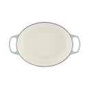 Le Creuset Pfanne Signature Bräter Oval  31 cm Sea Salt