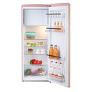 Domo fridge retro do91708r, pink, 218 l
