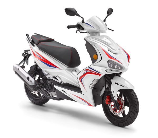 Luxxon Motorroller F18 45 km/h, weiss