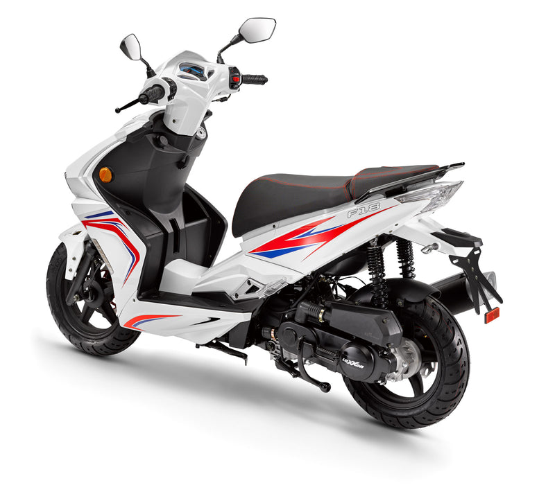 Luxxon Motorroller F18 45 km/h, weiss