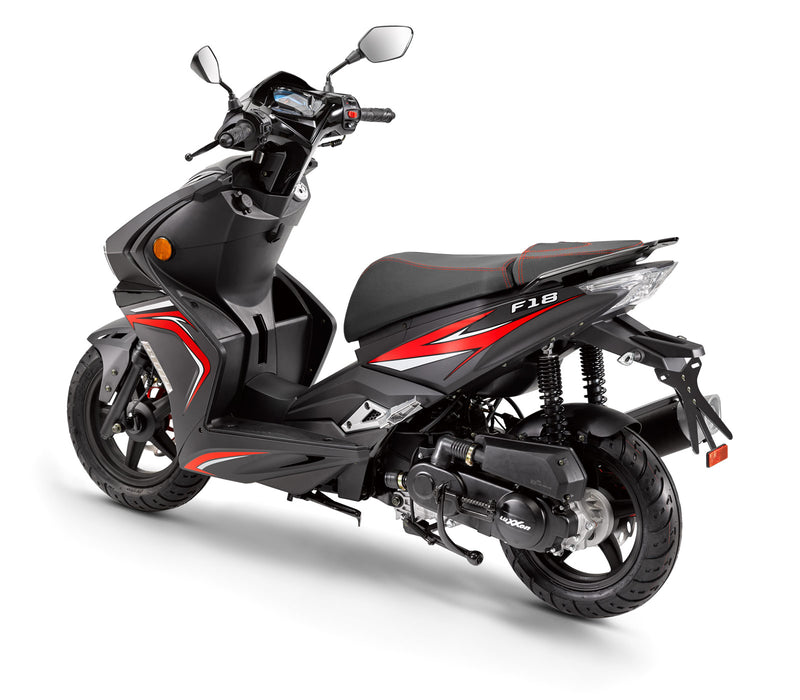 Luxxon Motorroller F18 45 km/h, schwarz