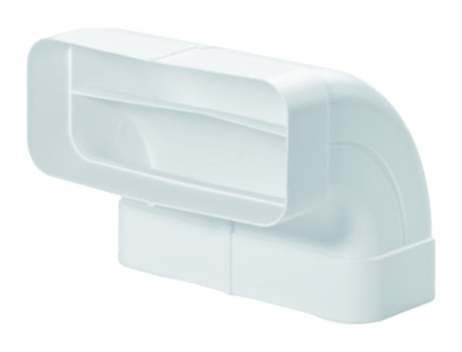 V-Zug Zubehör Dunstabzüge Bogen 90° senkrecht für Flachkanal B 227 x H 94 x T 174 mm
